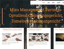 Tablet Screenshot of mizu.nl